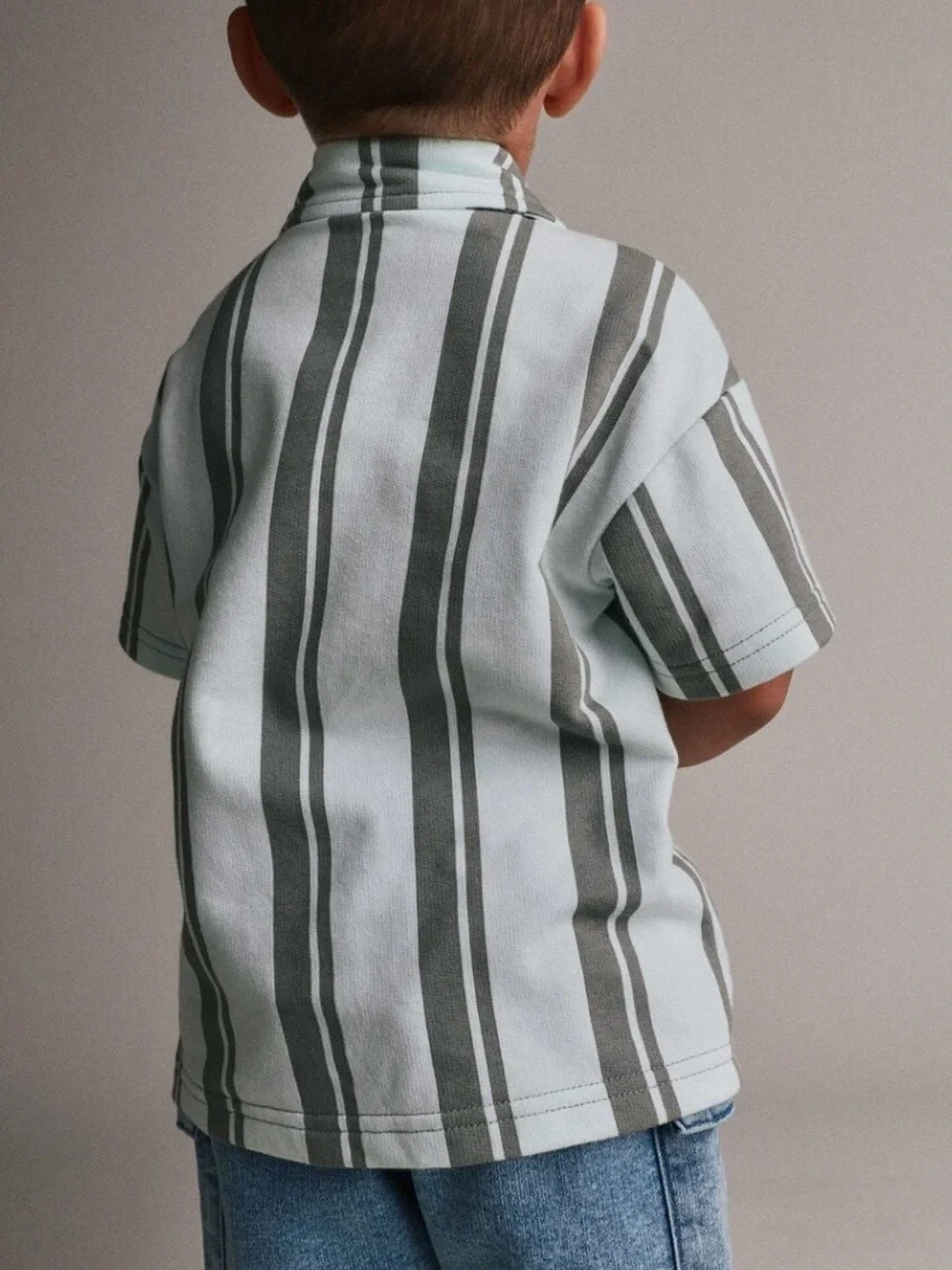 Otter Avenue Toddler Button-Down  Stripe Shirt